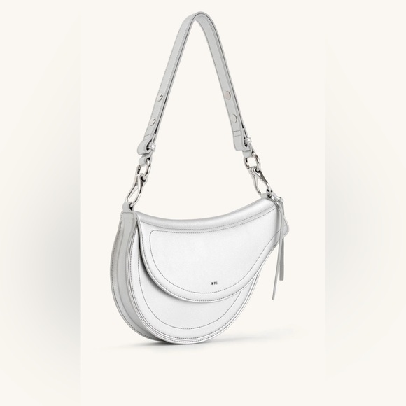 JW PEI Ashlie Crossbody Bag - Silver Shoulder Bag - Picture 2 of 4